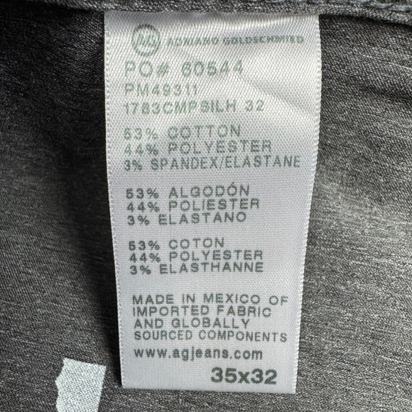 Adriano Goldschmied Tellis Slim Pants Men 35x32 (36x31.5) Airluxe Italian Fabric - Picture 10 of 14